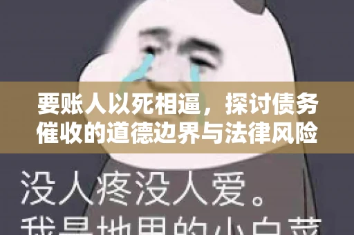 要账人以死相逼，探讨债务催收的道德边界与法律风险