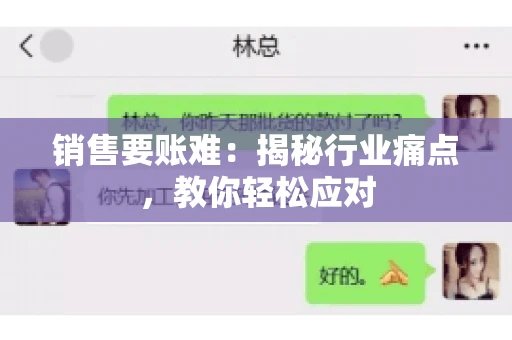 销售要账难：揭秘行业痛点，教你轻松应对